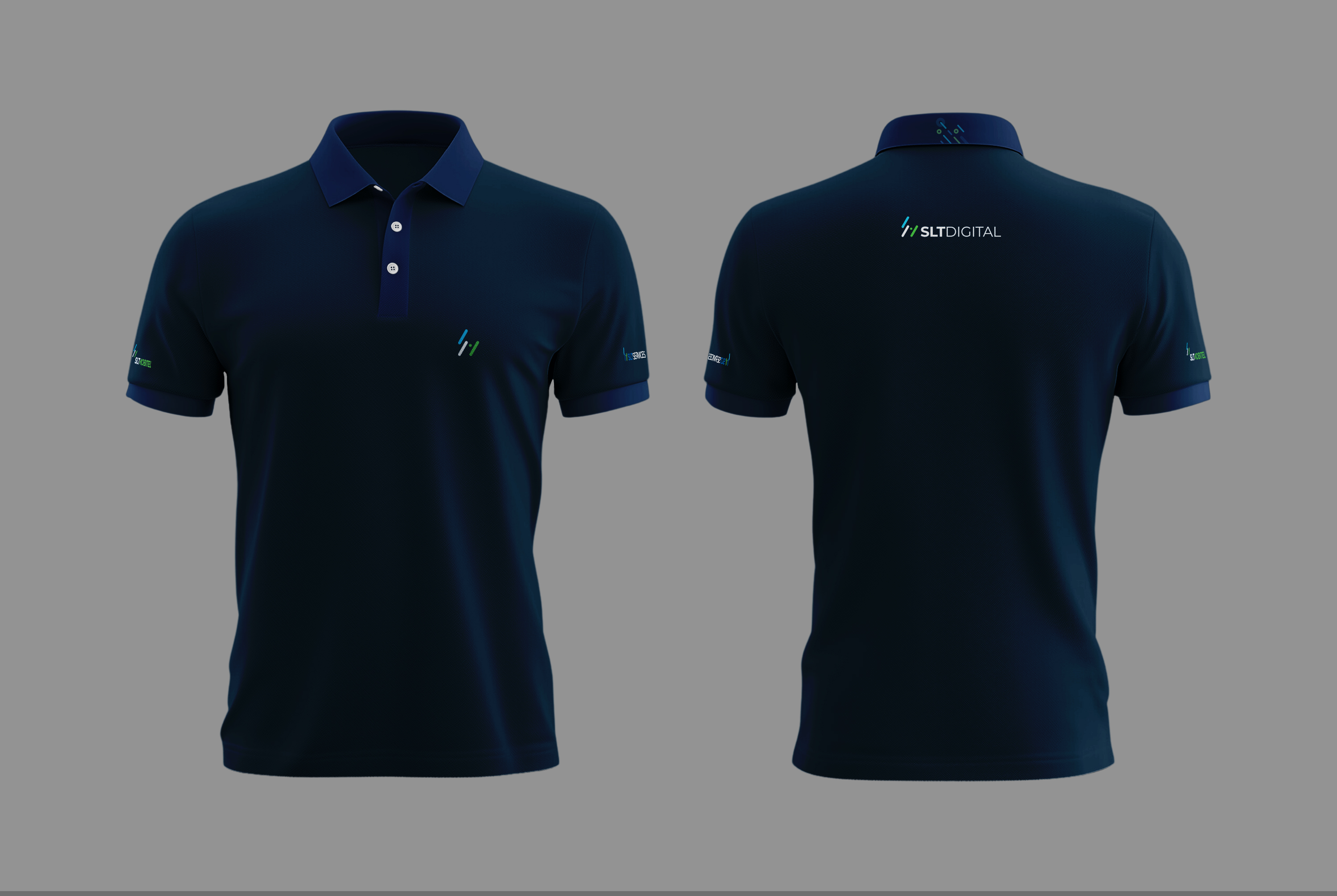 Navy Blue Polo T-Shirt